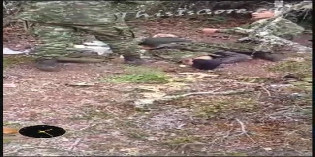 The Explosion Of The Anti -Personnel Mine Tore Off The Soldier's Leg