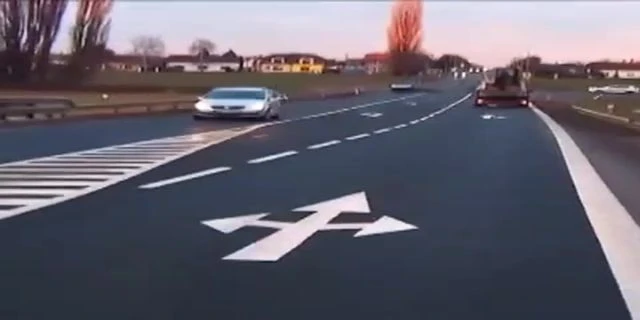 The Vehicle Collided With A Police Car, As A Result Of Which It Turned Over, And Police Officers Were Injured