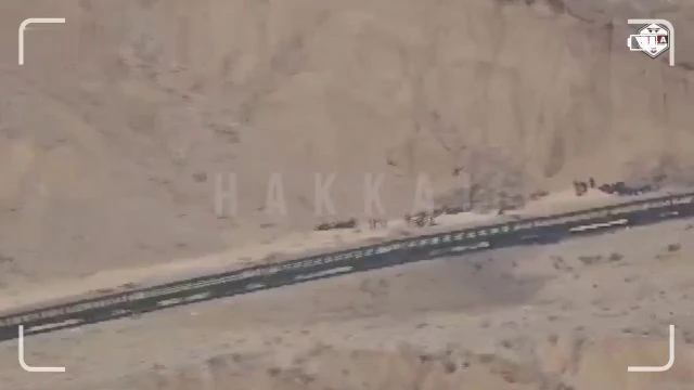 Footage Released By BLA Elements Of The Capture Of Jafar Express Train In Balochistan